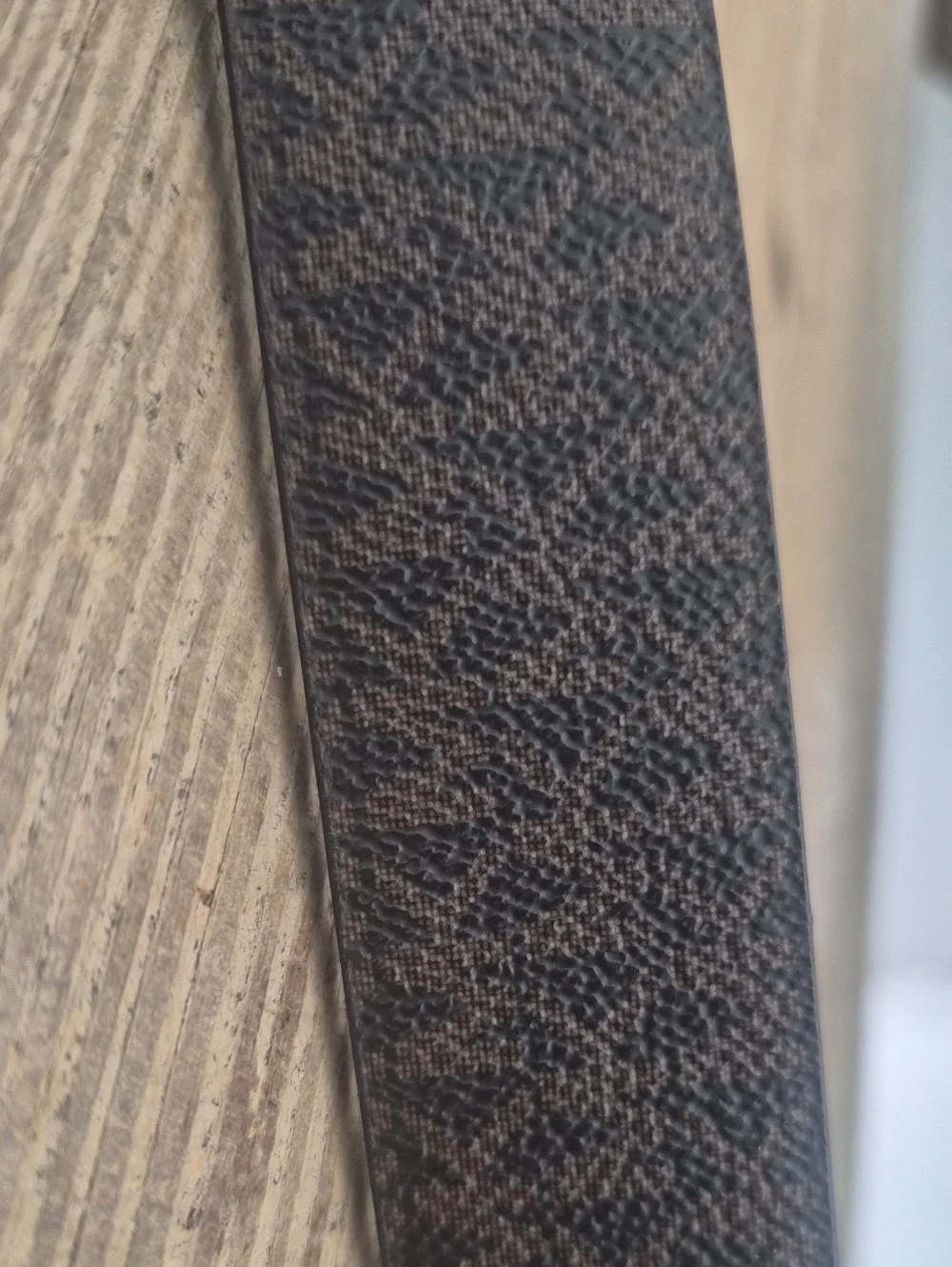 Michael Kors Brown Reversible Logo Belt with Gold & Silver MK Buckle